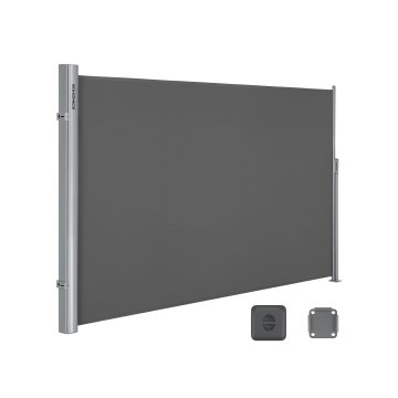 Songmics Stranski nadstrešek GSA160G 160x300 cm siva