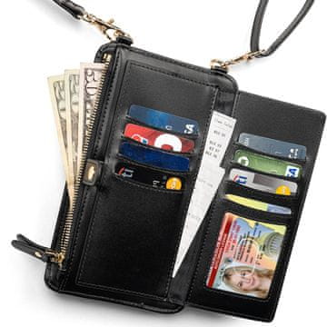 Netscroll Minimalistična ženska torbica za telefon, denar in dokumente kompaktna torba za vsakodnevno uporabo, ClutchWallet