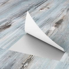 Nikcorp Samolepilne vinilne plošče Blue Wood, imitacija modrega lesa, PVC talna obloga, 90x15 cm, vodoodporne, 15 kosov (2,09 m2)