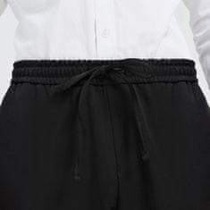 Nikcorp Moške krojene hlače chino Zylioo Regular Fit 3XL črne, 96% poliester 4% elastan, ravne hlačnice, srednji pas, zadrga, raztegljive in odporne proti gubam