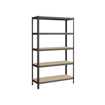 Songmics Robusten regal 200x120x60 cm siva