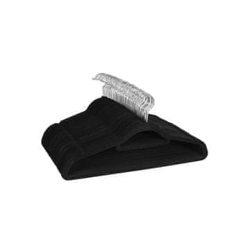 Songmics Obešalniki za oblačila 45x235x06 cm Črni