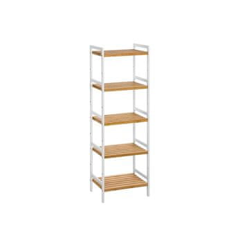 Songmics Polica enota 45x315x142 cm Naravni shranjevalni prostor
