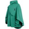 Pončo pulover s kapuco in ogrinjalom, oversize kroj za cosplay in streetwear, bombaž, unisex, zelena barva, 4XL