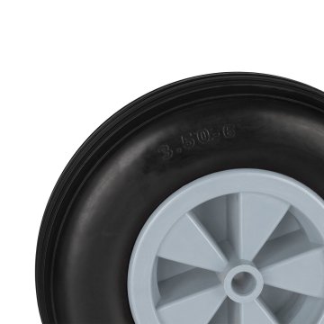 Northix Kolo za samokolnico 3.50-6, premer 3.50-6, 4 pruge, nosilnost 400 kg