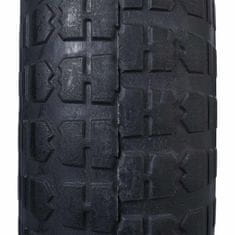 Northix Samokolnica 3.50-6 s črnim profilom, premer 3.50-6, 4 pruge, nosilnost 400 kg