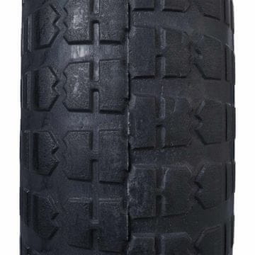 Northix Kolo samokolnice 3.50-6 s profilom, 3.50-6, 4 pruge, nosilnost 400 kg