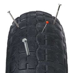 Northix Samokolnica 3.50-6 s črnim profilom, premer 3.50-6, 4 pruge, nosilnost 400 kg