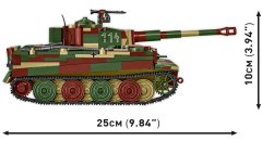 Cobi 3124 PzKpfw VI Tiger Ausf E, 2v1, 1:35, 862 k, 2 f