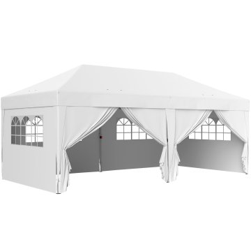 Homestar Gazebo 590x295x285 cm Bela