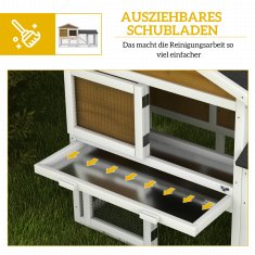 Homestar Zajčja hišica 2 nivoja 147x54x84 cm rumena