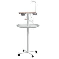Homestar Stojalo za papigo 60x60x138 cm belo
