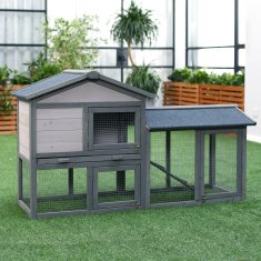 Homestar Zajčja hišica 147x54x84 cm siva