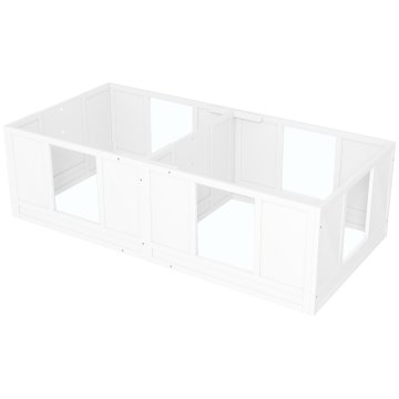 Homestar Kletka za mladiče Dvodelna zasnova 164x80x48 cm Bela