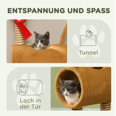 Homestar Mačje drevo 48x34x98 cm rjavo