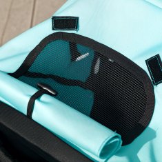 Homestar Zložljiv voziček za hišne ljubljenčke tekaški za majhne pse in mačke 100x58x100 cm turkizna