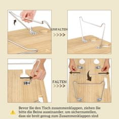 Homestar Piknik košara za 4 osebe 51x33x25 cm rjava