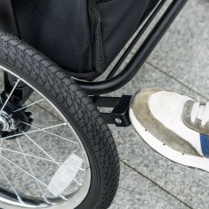 Homestar Zložljiv pasji voziček z mrežastimi okni 111x70x975 cm siva