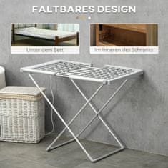 Homestar Električni sušilnik za perilo 144x53x91 cm srebrne barve