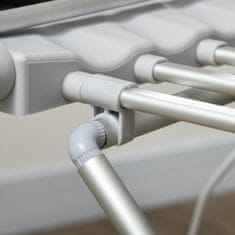 Homestar Električni sušilnik za perilo 144x53x91 cm srebrne barve