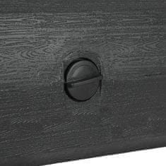 Homestar Podstavek za senčnik kvadrat 49x49x365 cm črn