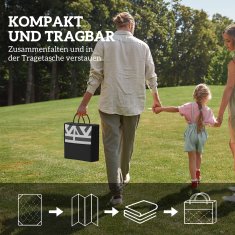 Homestar Zunanji preproga 182x274 cm modro-bela