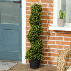 Homestar Set umetnih rastlin Spiralni evkalipt 90 cm zelena