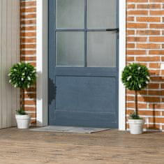 Homestar Set umetnih rastlin sivkina drevesa 24x60 cm bela