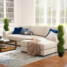 Homestar Set umetnih rastlin Spiralni evkalipt 90 cm zelena