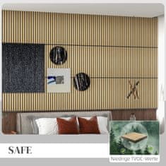 Homestar Akustične stenske plošče 4 kosi 60x60x21 cm Hrast