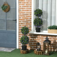 Homestar Set umetnih rastlin sivka 15x70 cm zelena