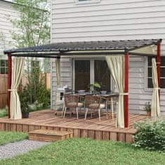 Homestar Pergola 345x300x215 cm Bež