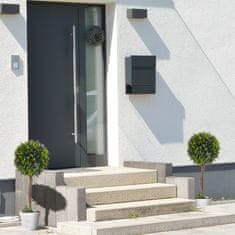 Homestar Set umetnih rastlin sivkina drevesa 60 cm zelena