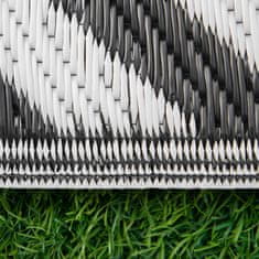 Homestar Zunanji preproga 121x182 cm Črno Bela