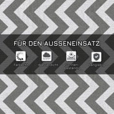 Homestar Zunanji preproga 121x182 cm siva vodoodporna