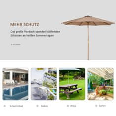 Homestar Senčnik 300x250 cm kaki