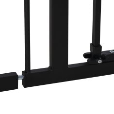 Homestar Varnostna vrata za hišne ljubljenčke 1363x762 cm Črn kovinski