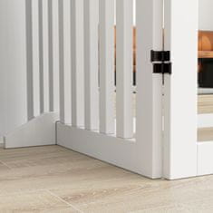 Homestar Vrata za hišne ljubljenčke zložljiva samostoječa varnostna vrata 240x18x81 cm bela