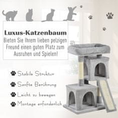 Homestar Mačje drevo 59x39x83 cm svetlo siva