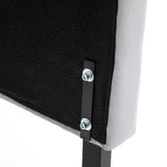 Homestar Vzglavje 185x8x134 cm Sivo