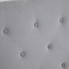 Homestar Vzglavje 185x8x134 cm Sivo