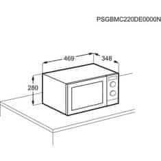Electrolux Mikrovalovna pečica z žarom EMZ725MMK
