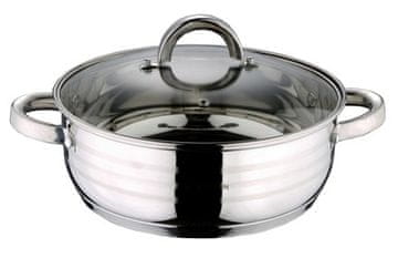Blaumann Pekač/lonec s pokrovom BL-1004 nerjaveče jeklo 26 cm Gourmet Line