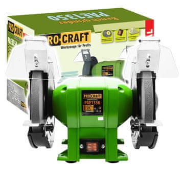 Procraft Namizni brusilnik z dvema diskoma PAE1350, 170 W