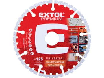 Extol Premium Diamantni rezalni disk 8803001 diamantni rezalni disk MULTI univerzalni, O125x22,2x2,2 mm