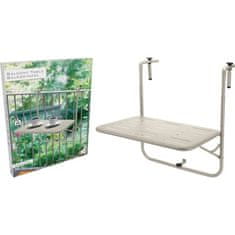 Ambiance Balkonska miza KO-X99001770 60 x 43 x 70 cm bež