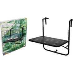 Ambiance Balkonska miza KO-X99001750 60 x 43 x 70 cm črna