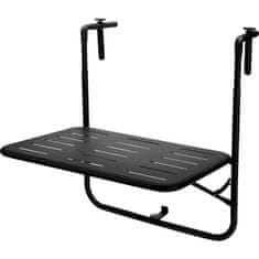 Ambiance Balkonska miza KO-X99001750 60 x 43 x 70 cm črna