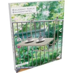 Ambiance Balkonska miza KO-X99001770 60 x 43 x 70 cm bež