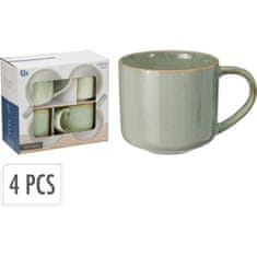 EXCELLENT Komplet skodelic KO-Q07000110 4 kosi 332 ml zelena